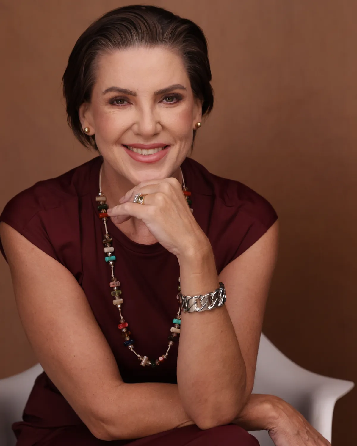 Malu — psicóloga clínica, sorrindo